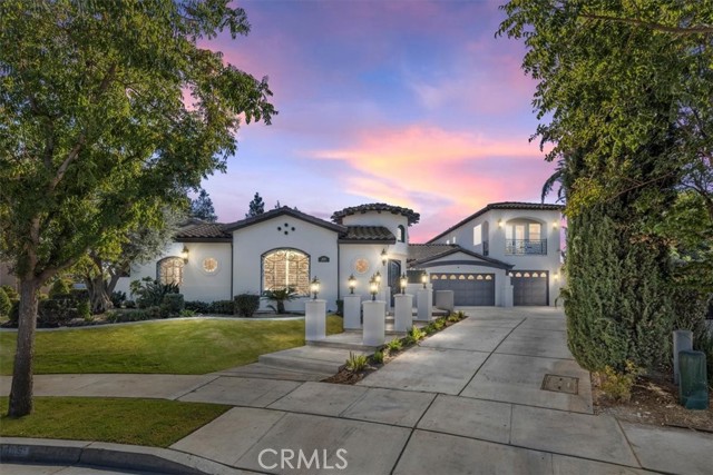 Magnificently Sumptuous Executive Home with Outdoor Poolside Oasis! Nestled on 20,473sqft lot in the coveted Grand Islands neighborhood of Seven Oaks, this 6BR/6BA, 6,415sqft property dazzles with gorgeous Spanish architecture and immaculate landscaping. Elegantly expanded in 2015, the custom-built home mesmerizes with an openly flowing floorplan, a crisp color scheme, a large living room, and an open concept gourmet kitchen featuring stainless-steel appliances, quartz counters, gas range, center island, double wall ovens, and an adjoining dining room. Bursting with over $900K in updates, unparalleled entertaining is found in the enclosed backyard with a saltwater pool, jacuzzi spa, basketball court, and exquisite landscaping. Radiance emanates from the spacious primary bedroom, which has dual closets, a sitting room, and a luxe en suite with a steam shower and massage-jet tub. Other features: Theater room, 3-car garage, enormous laundry room, near shops and schools, and more! Schedule a tour today!