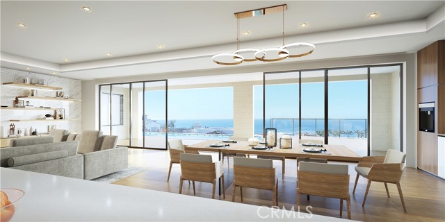 Spectacular and elegant new home is scheduled for completion in July 2022 at The Strand at Headlands, one of the most prestigious gated oceanfront communities in Southern California. This luxurious, contemporary sweeping ocean view estate was designed by renowned architect, Brion Jeannette and constructed by Gallo Corp. Countless amenities include 6 bedrooms, 7 bathrooms, 2 power rooms, private office, elevator, home theater, game room with bar, sauna and wine cellar. Enter through the 8 ft wide single pivot glass door and be drawn to a backdrop of unparalleled panoramic ocean, coastline, sunset and Catalina Island views. Massive Great Room with towering 11 ft ceilings, European oak flooring, cove lighting, dining area, Italian crafted Poliform kitchen, Taj Majal White Natural Quartzite slabs w/waterfall edge and appliances from Miele. 34 ft wide, 10 ft tall glass panel Fleetwood doors electronically glide open for seamless indoor/outdoor living. The resort style terrace offers a glass mosaic infinity-edge pool, elevated spa, sun deck and outdoor kitchen w/veranda for alfresco dining. Ascend to the upper rooftop terrace and experience a private entertaining oasis where groups of all sizes will enjoy the mesmerizing ocean views as the sun sets behind Catalina Island. The main level also includes an executive office, formal living room, 4 Quartzite encased fireplaces, powder room and 4 en-suite bedrooms including a junior master as well as master suite with Toto zero-gravity flotation tub, Poliform closet/cabinetry, motorized sliding doors and cozy fireplace. Descend to the lower entertainment level by way of a 360-degree custom sweeping glass and steel staircase or by elevator to the lower level which consists of 2 more en-suite bedrooms, a custom backlit Onyx bar, wine room, sauna, game room, home theater, powder room and access to the gated three-car garage. Other features include professional landscape, Control 4 home automation, security system and whole house audio. Custom-built to the highest quality standards with attention to detail and design. The exclusive gated community offers over one mile of ocean frontage with 70 acres of parks, open space and 3 miles of coastal trails. Exclusive access to the private Strand Beach Club, a 9,000 sq ft oceanfront clubhouse with direct beach access, fitness center, beach lockers, swimming pool/spa, bar, and lounge nestled just 25 ft above the sand. Simplest the finest in luxury living and lifestyle awaits!