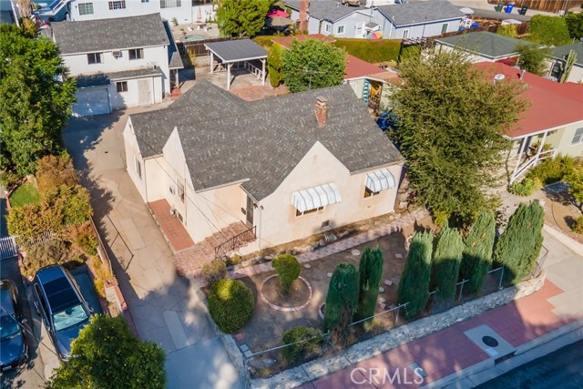 Presenting The Prospect House, well located in La Crescenta including two buildings with a main house of 1,252 SF per assessor and also a detached separrate two (2) story guest home of 840 SF measured including a one (1) car garage. Total SF of both buildings is 2,091 SF measured.  La Crescenta Schools within the Glendale Unified School District and walking distance to La Crescenta Elementary and Crescenta Valley High School. Lot size is 7,111SF per assessor.  The main house is 3 BDR and 2 BA; assessor information shows as 2 BDR and 2 BA. Guest home has an upstairs living area, clothes closet, and a 3/4 Bathroom. These two (2) buildings offer a total of up to (4) bedrooms and a total of three (3) bathrooms. Buyer to verify building square footage and lot size square footage. This is a Fixer-Upper type of property which sells in an AS-IS condition. The guest home has the potential of being converted to an Accessory Dwelling Unit (ADU) and or a second address and or a rental unit with a second address. Views from each building to the south of the Verdugo Mountain Range and the San Gabriei Mountains to the north.