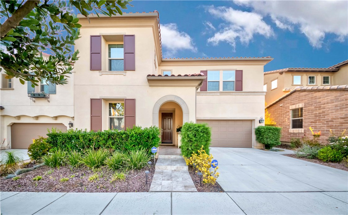 ** Welcome to the desirable "The Covey" community and enjoy the modern living style in North Orange County was recently built in 2017 ** The fully upgraded & largest model home features 4 large bed + exercise room and loft upstairs, 3 full bath ** Bright and airy, high ceiling and open floor plan throughout ** This home has been upgraded meticulously at a cost about $200,000 ** recessed lighting, wood flooring throughout, luxurious Berber carpet & ceiling fans in all rooms, and tiled in kitchen & all baths ** The kitchen comes with all white cabinets, quartz countertop, full backsplash, built-in buffet with ample storage, a large center island and walk-in pantry ** The stainless-steel appliances include a gas cook-top  stove and hood, ovens, microwave and dishwasher ** Main floor bedroom and full bath with quartz countertop **Up the stairs a large loft uses 2nd living room - could be converted to 5th bedroom -, 2 large bedrooms with full double sink bathroom ** The spacious master suite and private spa-like bathroom features tile floor, quartz counter top, his & her sink, walk-in shower, soaking tub, his & her walk-in closets and separate toilet room ** Convenient indoor laundry room with storage cabinet ** 2 car attached garage with direct access ** Well landscaped backyard, tank-less water heater ** Located in top rank school district - Vessels Elem, Lexington Jr./ Oxford, Cypress High/ Oxford. & Cypress Collage  & Cypress Collage  A  Block Away **