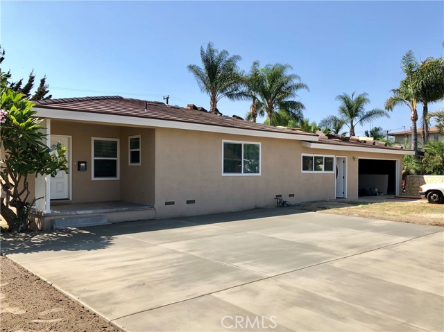 Welcome to 12857 and 12861 Safford W. Great Garden Grove single family residence with a attached ADU in a 10,000+ sq.ft. lot, 84' wide street frontage. A city planning approval is included in the sale for a new 748 sf SB-9 unit and an attached 498 sf JADU in back yard (see Supplement). Each unit has its own driveway and does not share front or backyard. New owner will not have to deal with the parking and tenants' privacy hassle. Main unit is 1,257 square feet with 4 bedrooms and 2 bathrooms, laundry room, and a driveway for 4 cars. Home was remodeled in 2018 with new tile roof, windows and HVAC. The waterline was re-piped with copper and the entire sewer-line was also replaced in 2018. The 800 square-foot ADU was solidly built in 2019 with 2 bedrooms, 2 bathrooms, a den/office, built-in laundry hook-up in garage, and a driveway that can accommodate 3 cars. The ADU has 9-foot ceiling, tile floor throughout, high-capacity tankless water heater and high quality fixtures. The ADU also has a private back yard for outdoor activities without sharing the space with the main home. Both units are equipped with central heating, and energy efficient split AC in the living room. Great tenants that have never been late during the pandemic. DO NOT DISTURB TENANT.