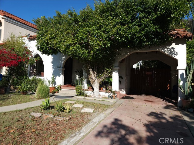 Exquisite Spanish architectural built in 1929 and comprised of 3 bed/1 bath with a lot size that's large enough to add-on value and a garage space that can be remodeled to build an ADU and still have plenty of room to enjoy family and friends; lots of  space available to enjoy leisure time in the privacy of your very spacious back yard!  If you're a fan of original Spanish architecture, you are in for a treat!  This home boasts many original details and character, from the arched entryways to the original and beautiful woodwork around the windows, 10 Foot ceilings, gorgeous fireplace with original tile work from its era and original wood floor beneath floor covering.  The entryway offers a beautiful porch to sit out and enjoy the camaraderie with your neighbors.  The home itself is situated within walking distance to various eateries and shops located on Glendale Blvd, just 2 blocks away, with a walkability score of 81 and a bike score of 64 AND you're are only a few short minutes away from Griffith Park, The Dodger Stadium, Glendale with its vast shopping and dining areas located on Brand Blvd, the Glendale Galleria and the Americana and so much more!  Sellers added some Energy savings upgrades a few years back, such as; 2 Mini-split A/C units, Tankless Water heater, Wall Insulation (R-15), Floor insulation (R-19) and a Low-Flow Showerhead!  Don't miss out on this beautiful home located in a highly desirable area of Atwater Village... Location, Location, Location!