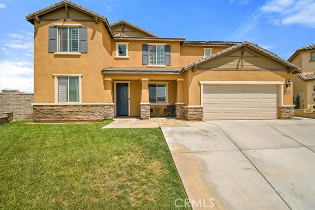 Welcome to 4693 Magnum at Serrano Ranch in Jurupa Valley. The home is everything you dream about. This Pool home is located on a quiet Cul-De-Sac with short walking distance to Serrano Ranch Park. The home boasts 3,337 Sq Ft of living space that sits on 10,794 Sq Ft lot. There is a bedroom and full bathroom on the first floor. The kitchen has granite countertop and supplemented by a large size island. The second floor of the home has 4 bedrooms, 3 bathrooms and a loft. The swimming pool in this home has water fall and also a spa. The home also comes with a very nice patio with built in grill and refrigerator. Don't miss this great opportunity to own this gem.